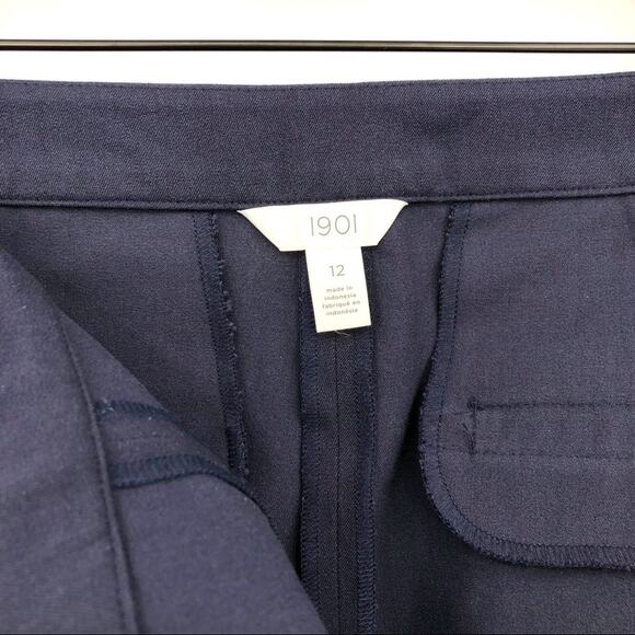 1901 Stretch Skinny Ankle Pant Navy 12 - Picture 4 of 7
